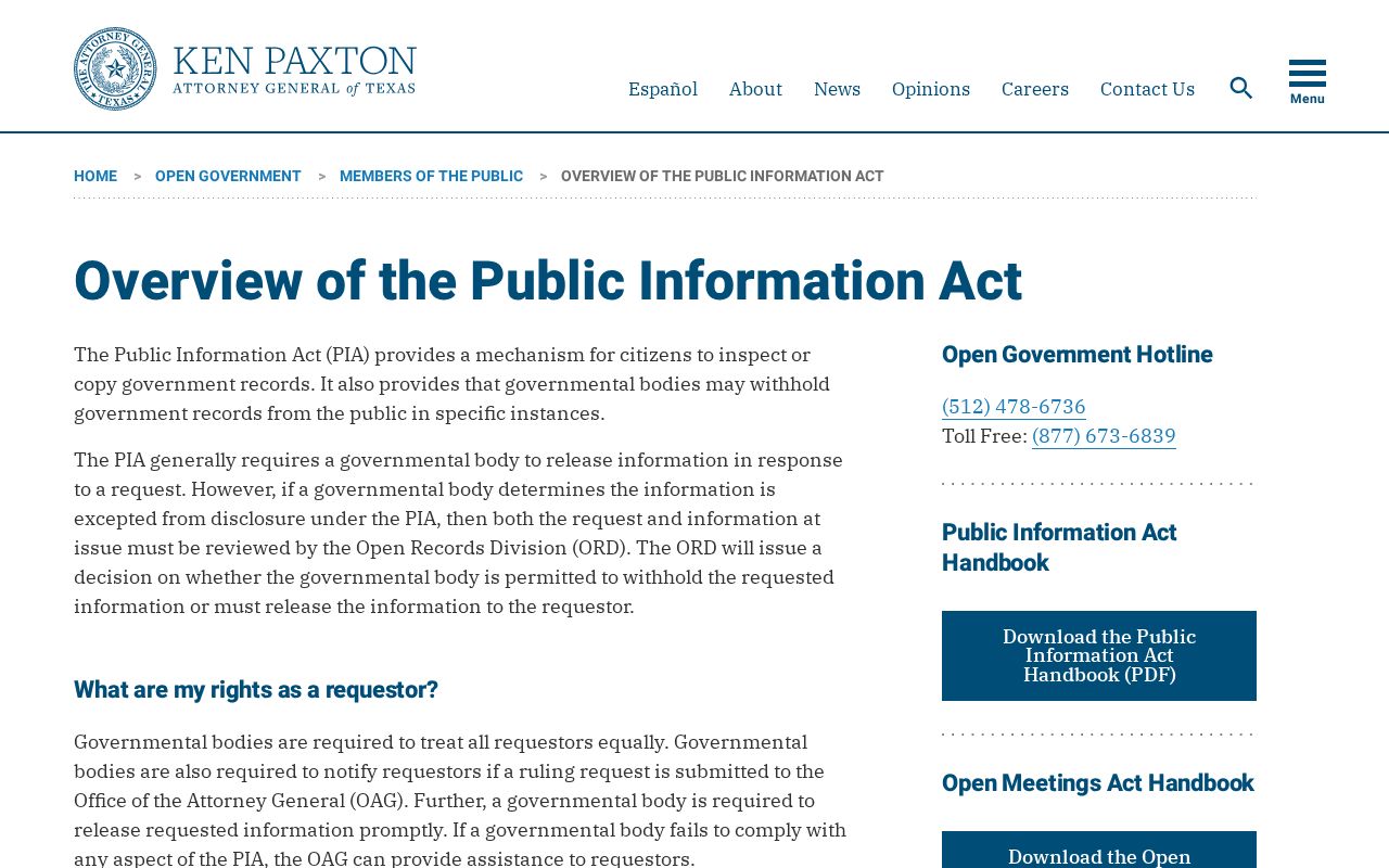 Howard County criminal history Texas Public Information Act rights